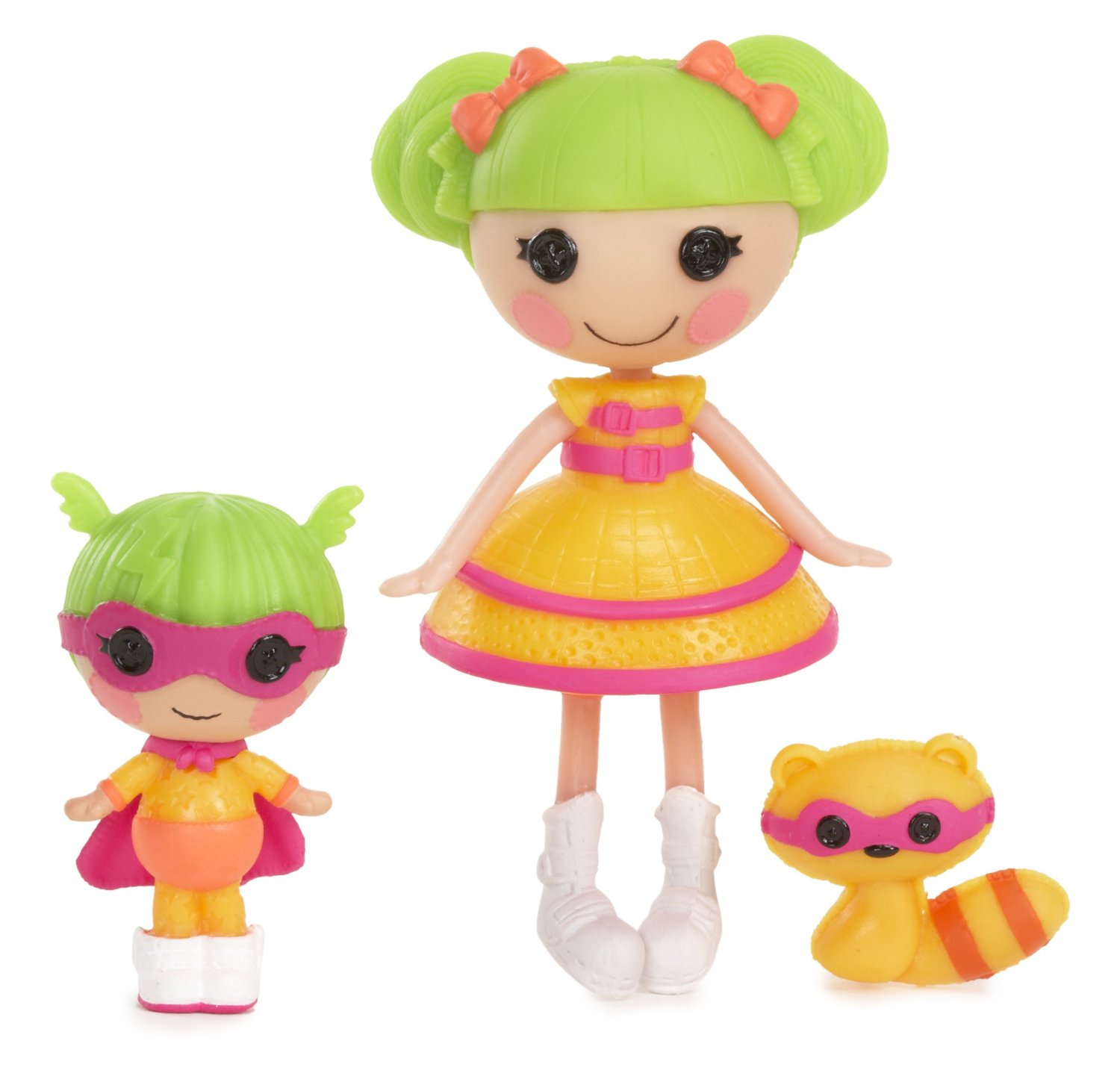 Набор кукол Lalaloopsy Mini Супергерой с сестрёнкой 8 см 534099